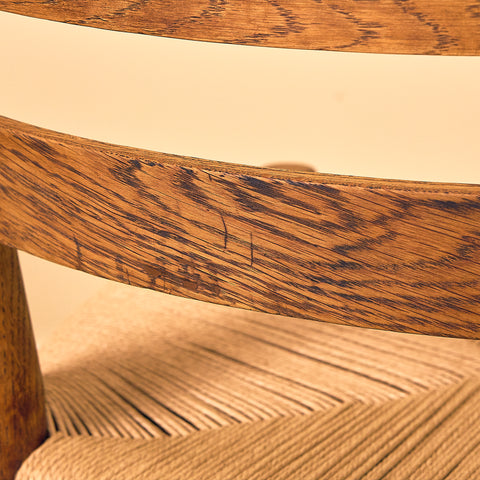 Danish dining chairs in solid oak by Viggo Hardie-Fischer for Sorø Stolefabrik