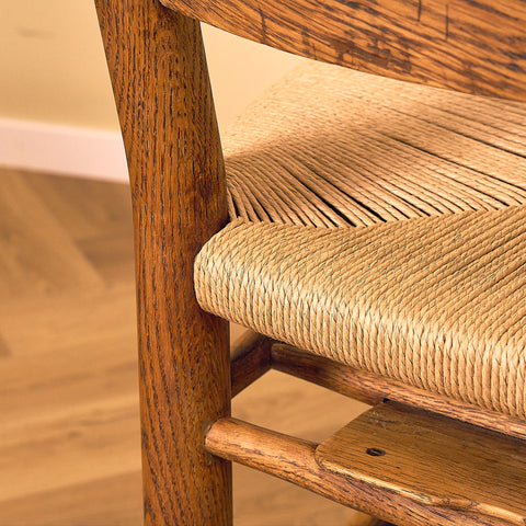 Danish dining chairs in solid oak by Viggo Hardie-Fischer for Sorø Stolefabrik