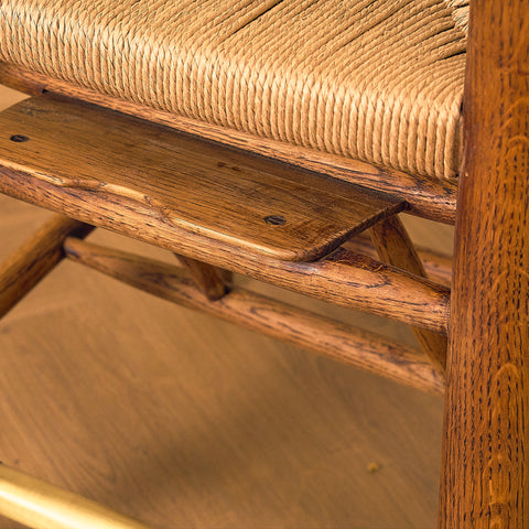 Danish dining chairs in solid oak by Viggo Hardie-Fischer for Sorø Stolefabrik