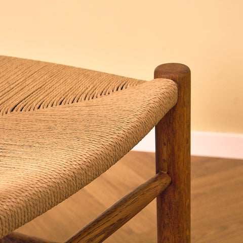 Danish dining chairs in solid oak by Viggo Hardie-Fischer for Sorø Stolefabrik