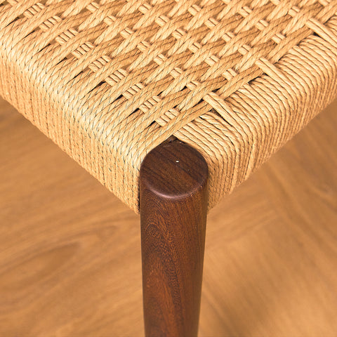 Danish dining chairs in teak and walnut by Poul Volther for Frem Røjle