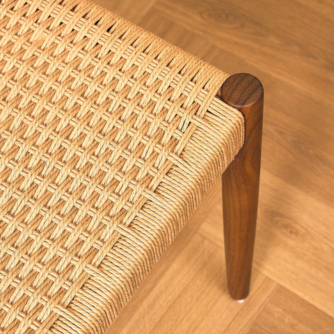 Danish dining chairs in teak and walnut by Poul Volther for Frem Røjle