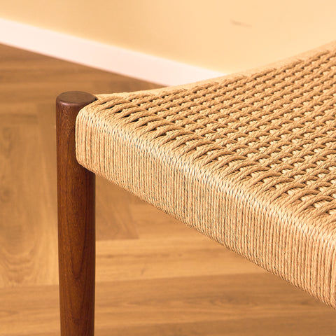 Danish dining chairs in teak and walnut by Poul Volther for Frem Røjle