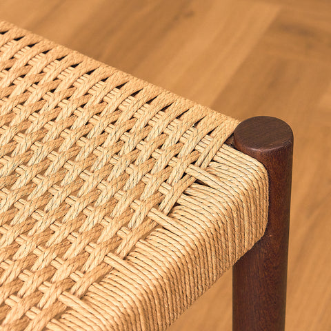 Danish dining chairs in teak and walnut by Poul Volther for Frem Røjle