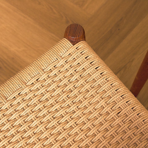 Danish dining chairs in solid teak by Niels Otto Møller for J.L. Møllers, model 75