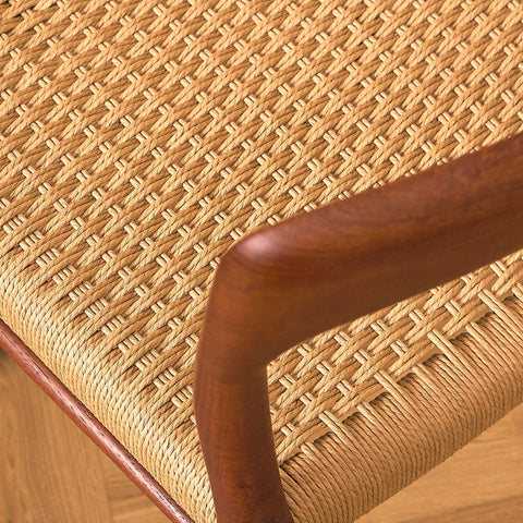 Danish dining chairs in solid teak by Niels Otto Møller for J.L. Møllers, model 75