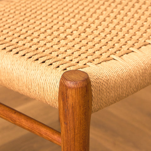 Danish dining chairs in solid teak by Niels Otto Møller for J.L. Møllers, model 75