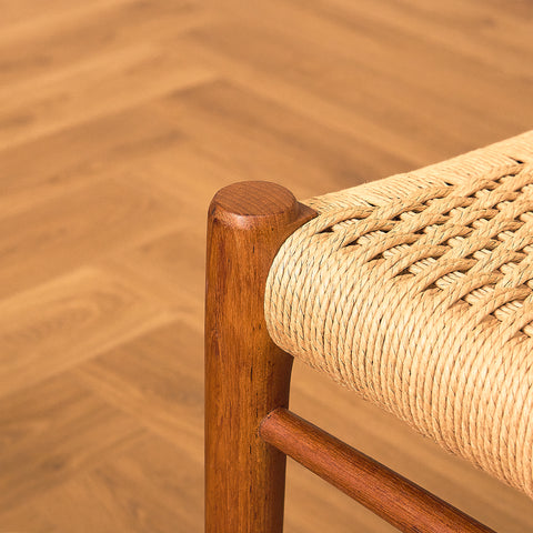 Danish dining chairs in solid teak by Niels Otto Møller for J.L. Møllers, model 75