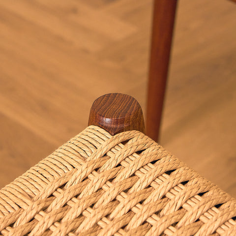 Danish dining chairs in solid teak by Niels Otto Møller for J.L. Møllers, model 75