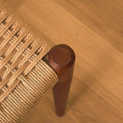 Danish dining chairs in solid teak by Niels Otto Møller for J.L. Møllers, model 75