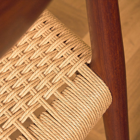 Danish dining chairs 'model 77' in teak by Niels Otto Møller for J.L. Møllers Møbelfabrik
