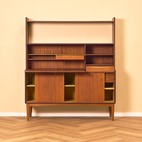 Bräntorps Teak Bookshelf with Writing Flap