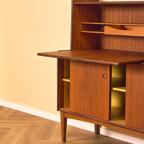 Bräntorps Teak Bookshelf with Writing Flap