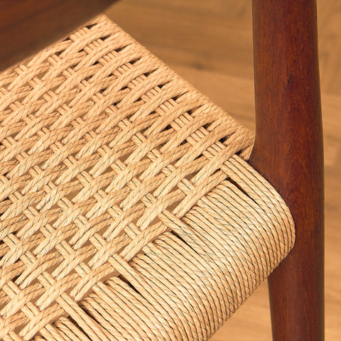Danish dining chairs 'model 77' in teak by Niels Otto Møller for J.L. Møllers Møbelfabrik