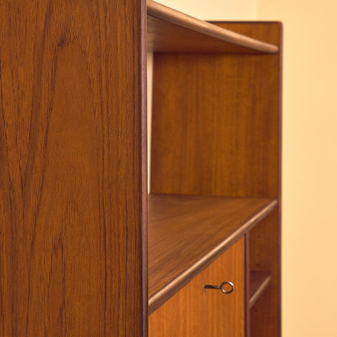 Bräntorps Teak Bookshelf with Writing Flap