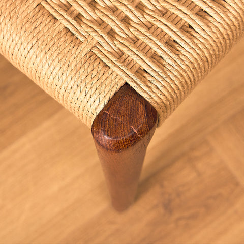 Danish dining chairs 'model 77' in teak by Niels Otto Møller for J.L. Møllers Møbelfabrik
