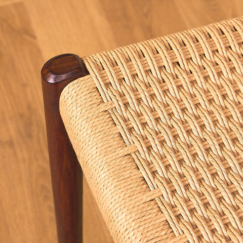 Danish dining chairs 'model 77' in teak by Niels Otto Møller for J.L. Møllers Møbelfabrik