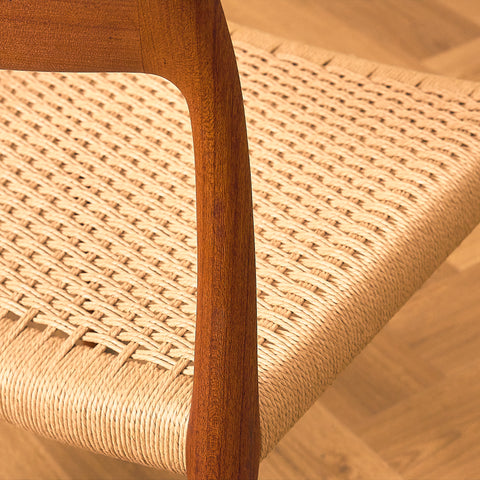 Danish dining chairs 'model 77' in teak by Niels Otto Møller for J.L. Møllers Møbelfabrik