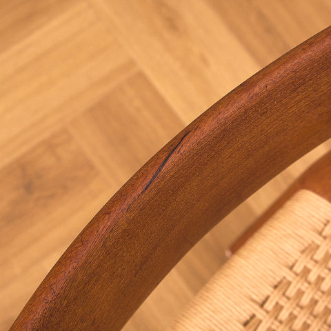 Danish dining chairs 'model 77' in teak by Niels Otto Møller for J.L. Møllers Møbelfabrik