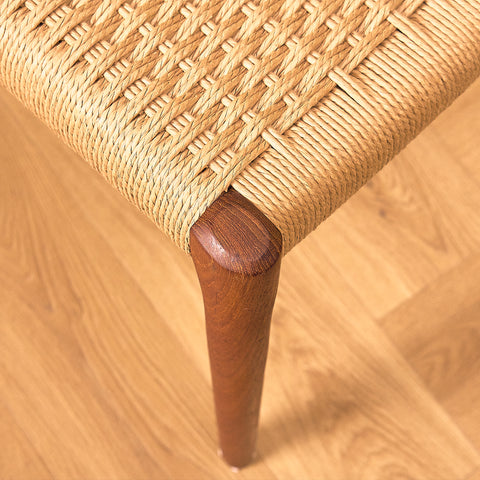 Danish dining chairs 'model 77' in teak by Niels Otto Møller for J.L. Møllers Møbelfabrik