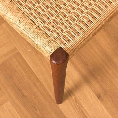 Danish dining chairs 'model 77' in teak by Niels Otto Møller for J.L. Møllers Møbelfabrik