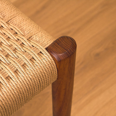 Danish dining chairs 'model 77' in teak by Niels Otto Møller for J.L. Møllers Møbelfabrik
