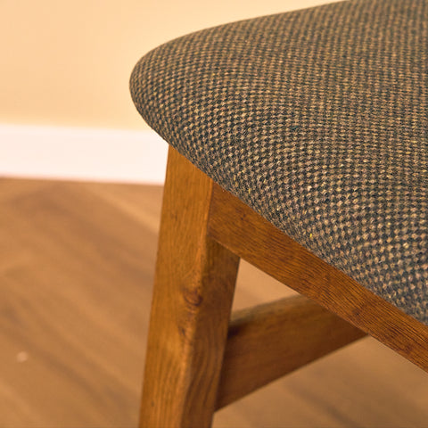 Danish dining chairs in teak and oak by Ib Kofod-Larsen