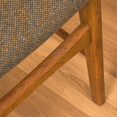 Danish dining chairs in teak and oak by Ib Kofod-Larsen