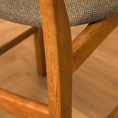 Danish dining chairs in teak and oak by Ib Kofod-Larsen
