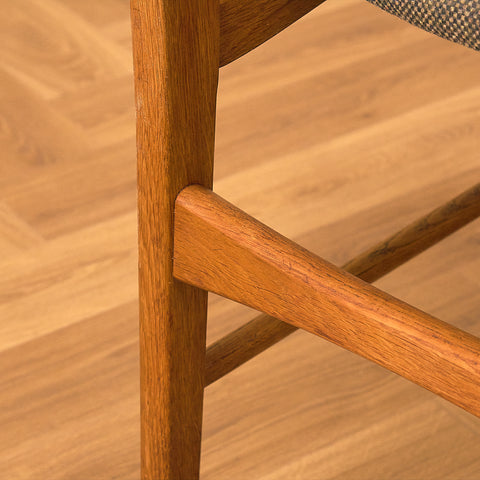 Danish dining chairs in teak and oak by Ib Kofod-Larsen