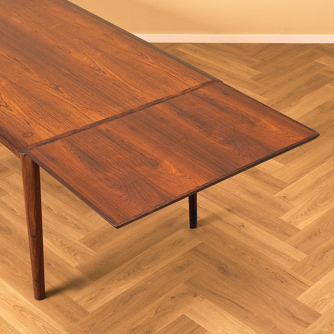 Danish dining table in Santos rosewood