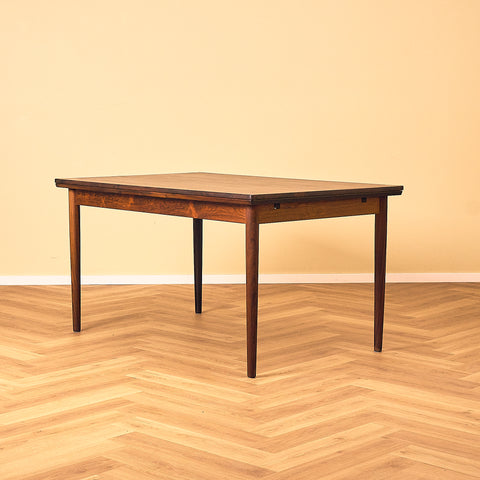 Danish dining table in Santos rosewood
