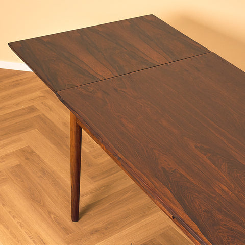 Danish dining table in Santos rosewood