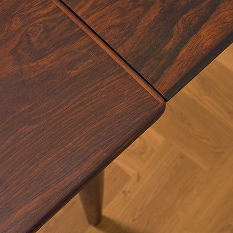 Danish dining table in Santos rosewood