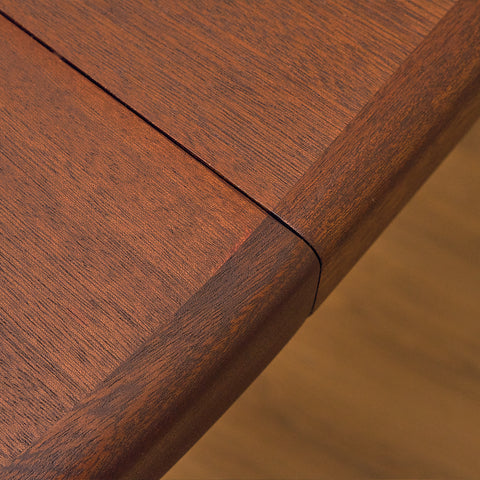 Danish round dining table in mahogany by Bramin