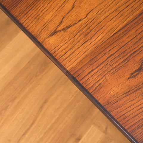 Danish dining table in Santos rosewood 'Arne Vodder style'