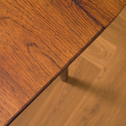 Danish dining table in Santos rosewood 'Arne Vodder style'