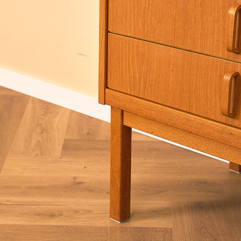 Swedish bookshelf in teak by B. Fridhagen for Bodafors