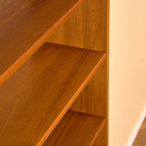 Swedish bookshelf in teak by B. Fridhagen for Bodafors