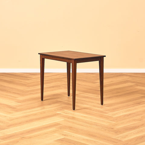 Danish side table in dark wood