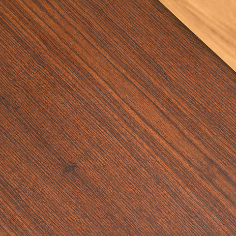 Danish side table in dark wood