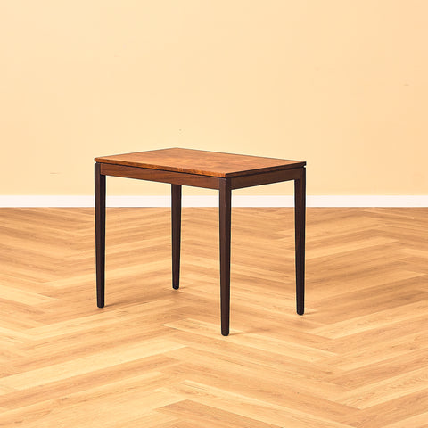 Danish side table in Santos rosewood
