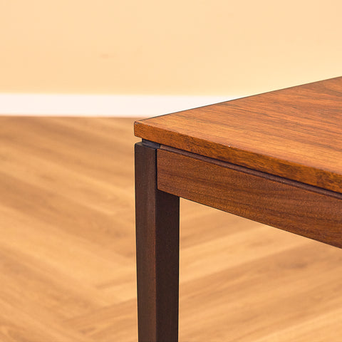 Danish side table in Santos rosewood