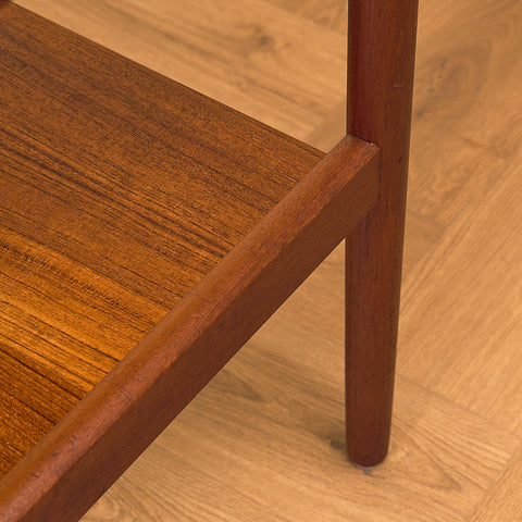 Danish side table in teak