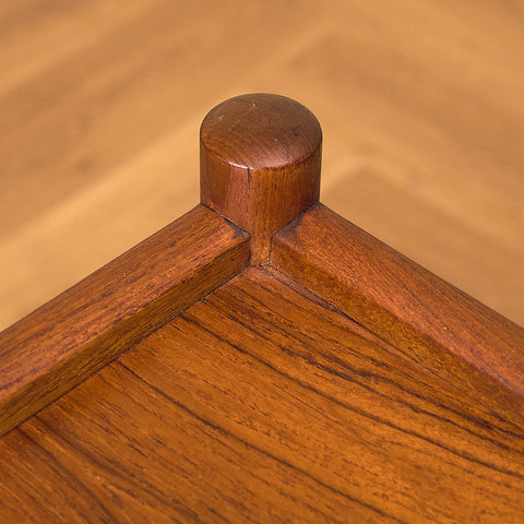 Danish side table in teak