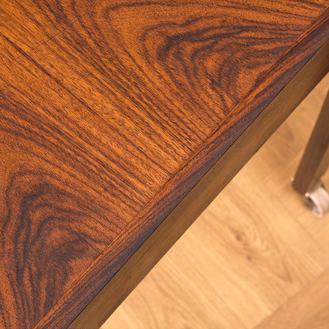 Danish side table in Santos rosewood