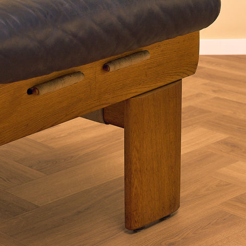 Finnish armchair in solid oak, model 'Africa' by Esko Pajamies for Asko Oy