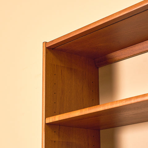 Swedish bookshelf in teak by B. Fridhagen for Bodafors
