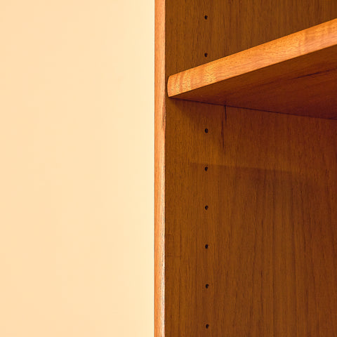 Swedish bookshelf in teak by B. Fridhagen for Bodafors