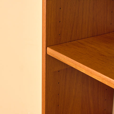 Swedish bookshelf in teak by B. Fridhagen for Bodafors
